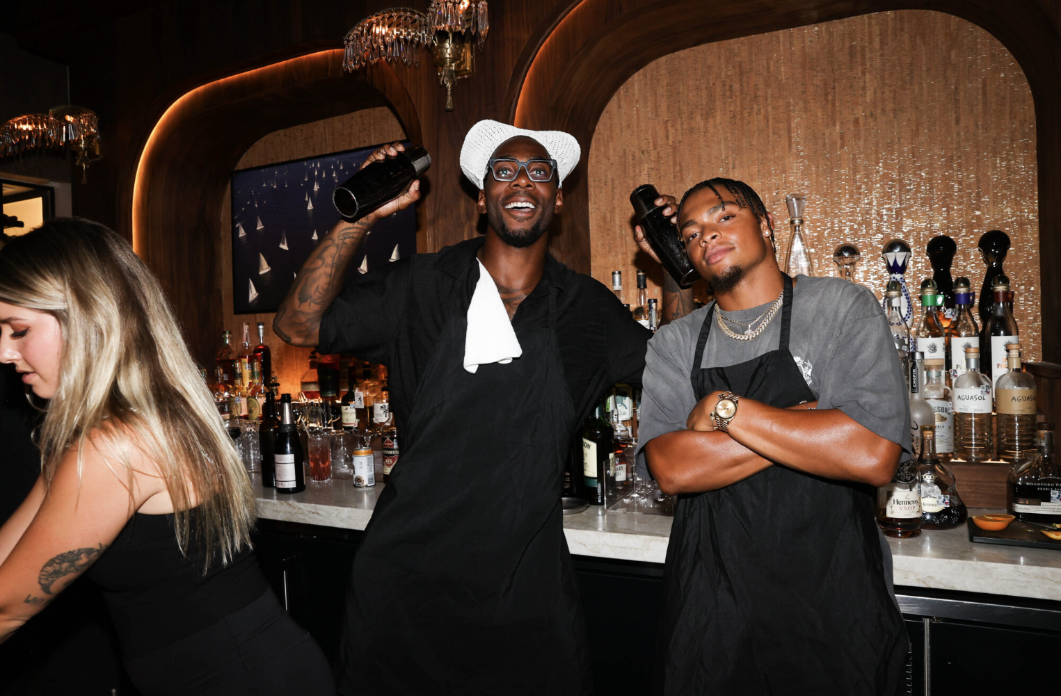 NFL stars serve up a night to remember at The Guest House Austin.